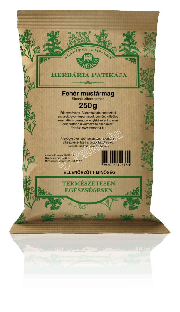 FEHÉR MUSTÁRMAG TEA 1X 250G TASAKOLT HERBÁRIA