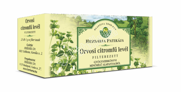 CITROMFŰLEVÉL TEA 25X 1G FILTERES HERBÁRIA