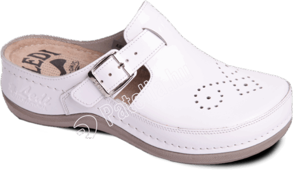 LEDI ANATOMIC KLUMPA NŐI FEHÉR BŐR CSATOS