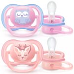 AVENT ULTRA SOFT PRÉMIUM JÁTSZÓCUMI 0-6HÓ LÁNYOKNAK ÁLLATOS 2X SCF091/09