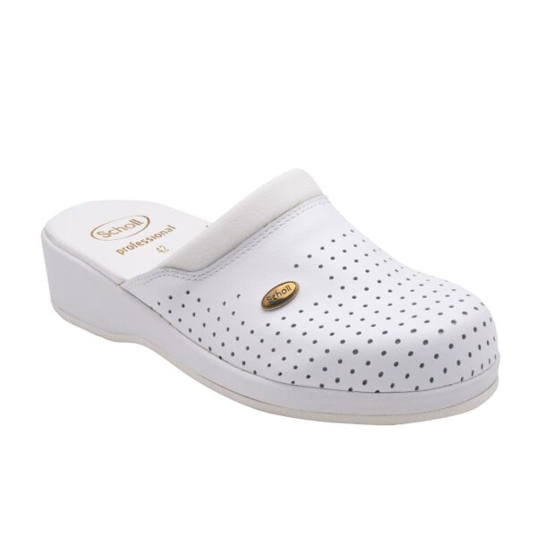SCHOLL CLOG BACK GUARD KLUMPA FEHÉR