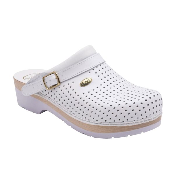 SCHOLL CLOG S/COMFORT B/S CE KLUMPA FEHÉR