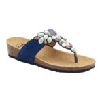 SCHOLL PALAU PAPUCS 37 NŐI SÖTÉTKÉK MULTICOLOR FLIP FLOP 1PÁR