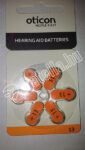 OTICON ELEM HALLÓKÉSZÜLÉKHEZ 13 6X VARTA