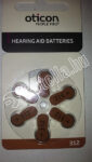 OTICON ELEM HALLÓKÉSZÜLÉKHEZ 312 6X VARTA